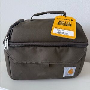 Carhartt Olive Brown Canvas Toiletry Dopp Kit